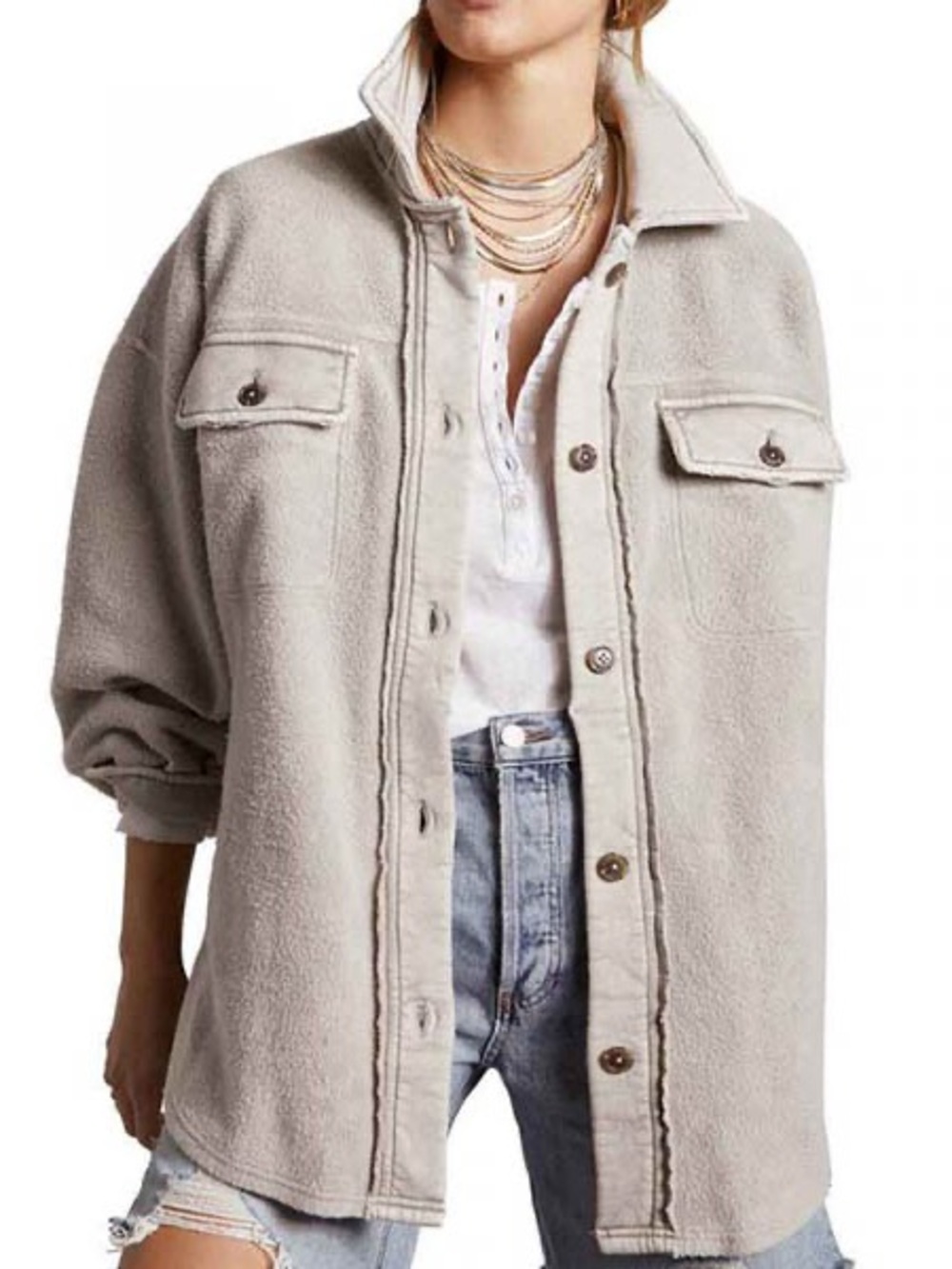 Free People Button Up Shirt